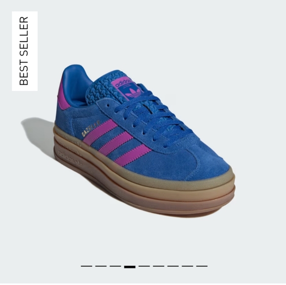 Adidas Women's Platform Gazelle Bold, Size 7 - Picture 4 of 12